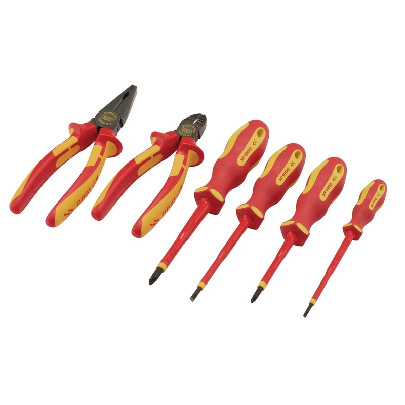 Draper Xp1000 Vde Screwdriver And Pliers Set (6 Piece) - XP1000/TK1