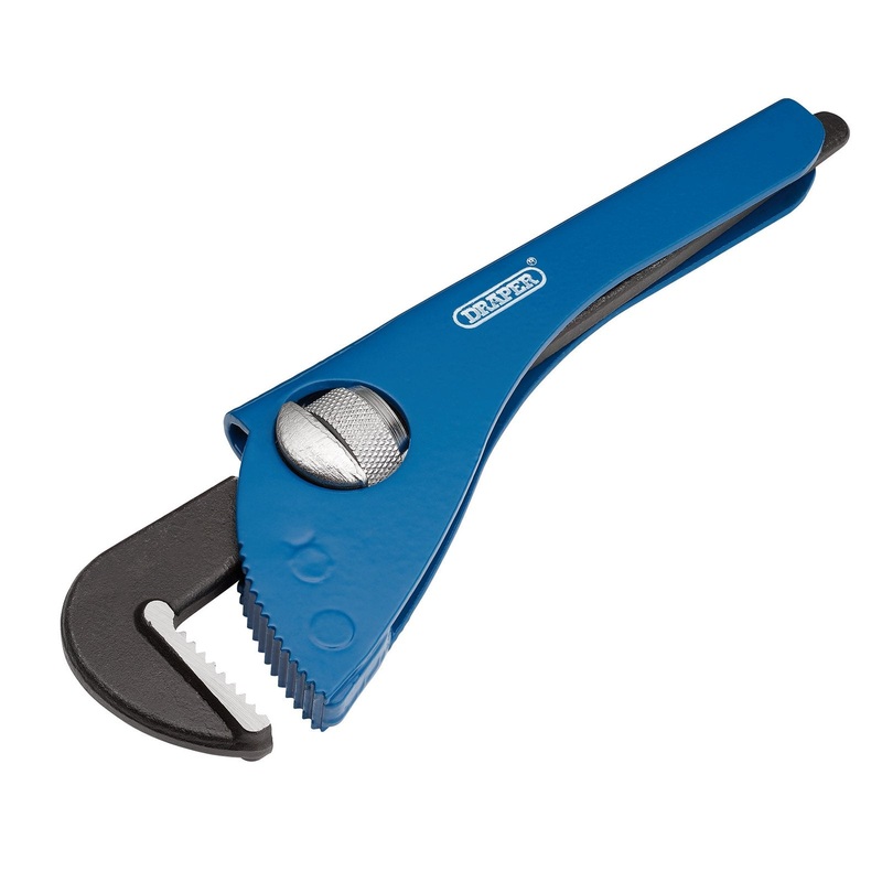 Draper Adjustable Pipe Wrench, 225mm, 45mm - 680