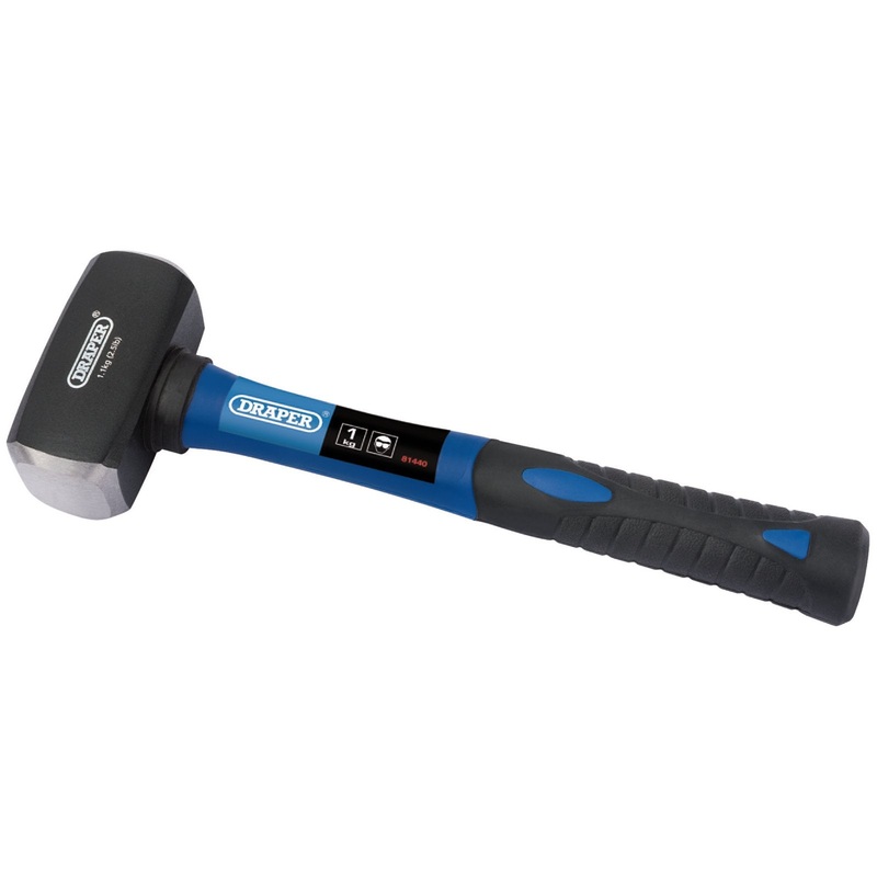 Draper Fibreglass Shaft Club Hammer, 1Kg/2.2Lb - FG3/B
