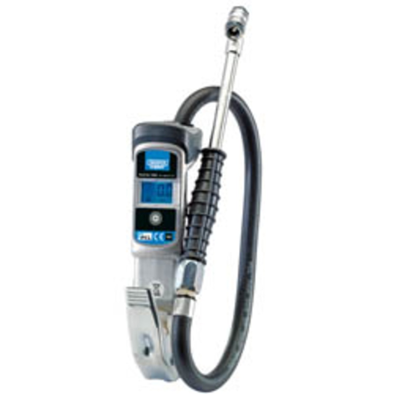 Draper Digital Gauge Air Line Inflator With Twin Connectors - DAC403