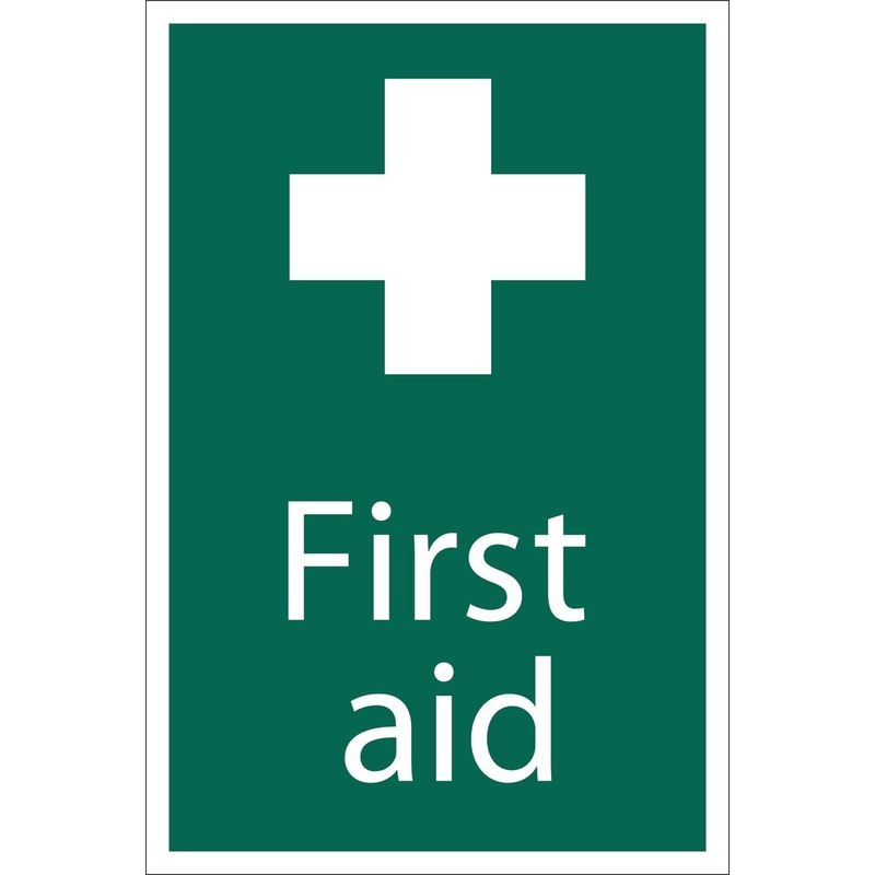 Draper First Aid' Safety Sign, 200 X 300mm - SS41
