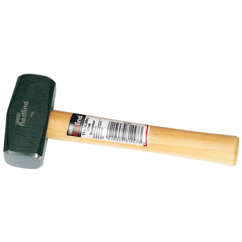 Draper Redline Club Hammer, 1Kg/2.2Lb - RL-LH/B