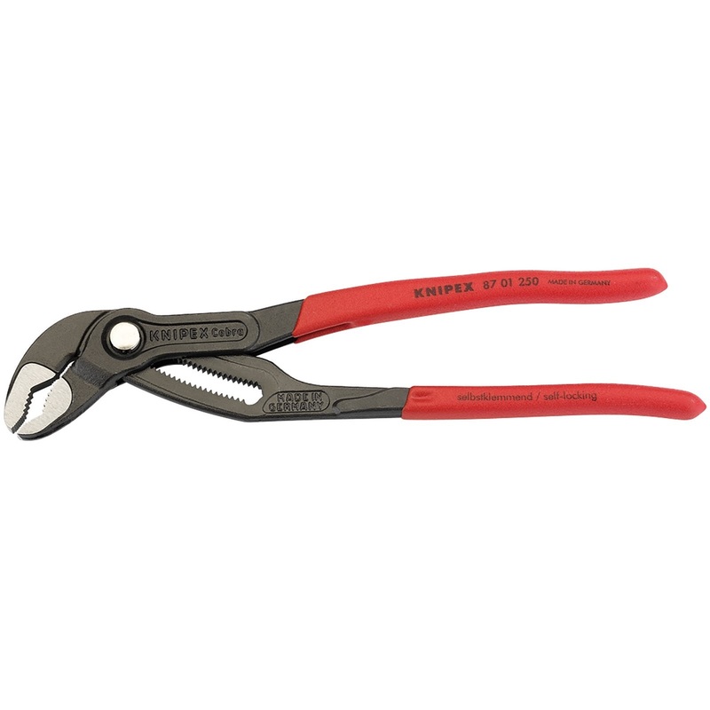 Draper Knipex Cobra 87 01 250 Waterpump Pliers, 250mm (Sold Loose) - 87 01 250