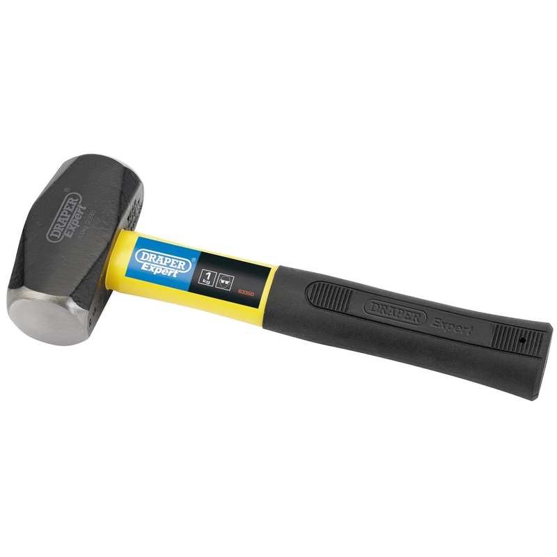 Draper Expert Fibreglass Shaft Club Hammer, 1Kg/2.2Lb - FG3A