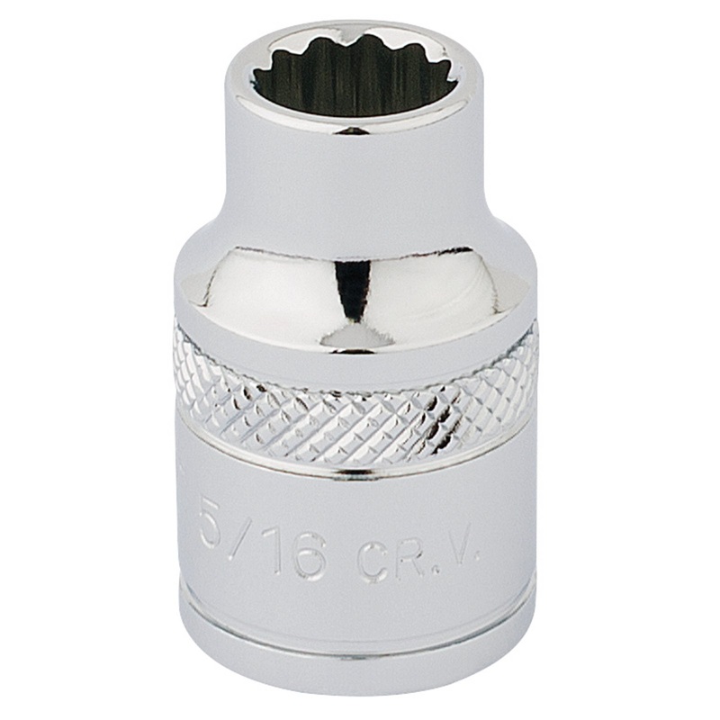 Draper Hi-Torq 12 Point Socket, 3/8" Sq. Dr., 5/16" - D-AF