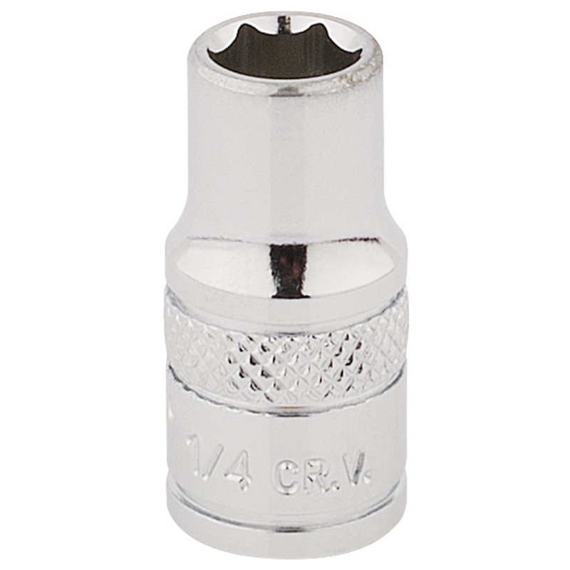 Draper Hi-Torq 6 Point Socket, 1/4" Sq. Dr., 1/4" - B-AF