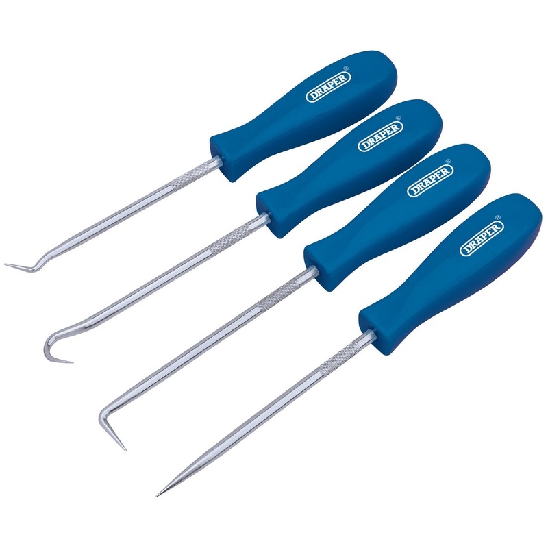 Draper Mini Hook And Pick Set (4 Piece) - MPH SETB