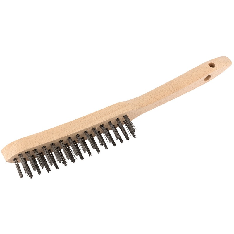 Draper Wire Scratch Brush, 2 Row, 290mm - WB/L