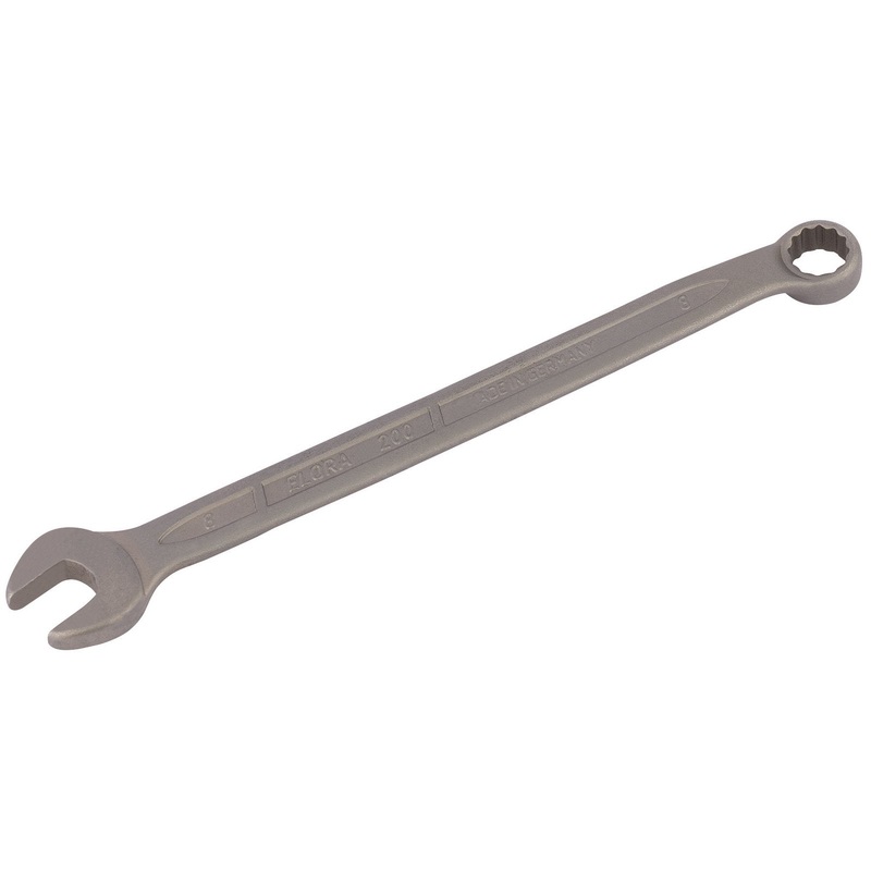 Draper Elora Long Stainless Steel Combination Spanner, 8mm - 200-8