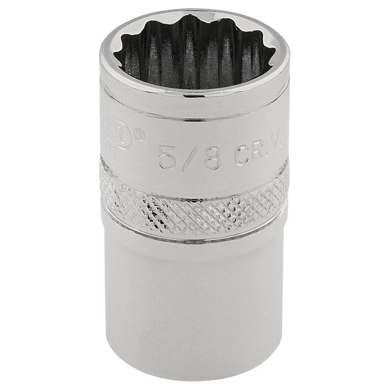 Draper Hi-Torq 12 Point Socket, 3/8" Sq. Dr., 5/8" - D-AF