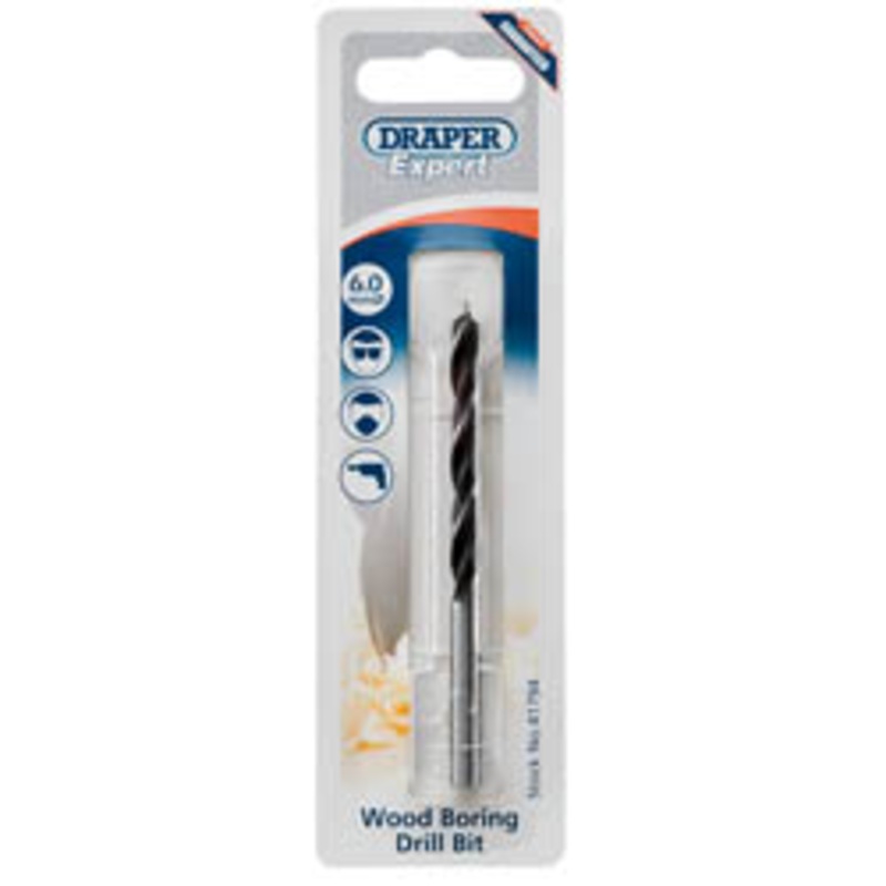 Draper Wood Drill Bit, 6mm - WBBPB