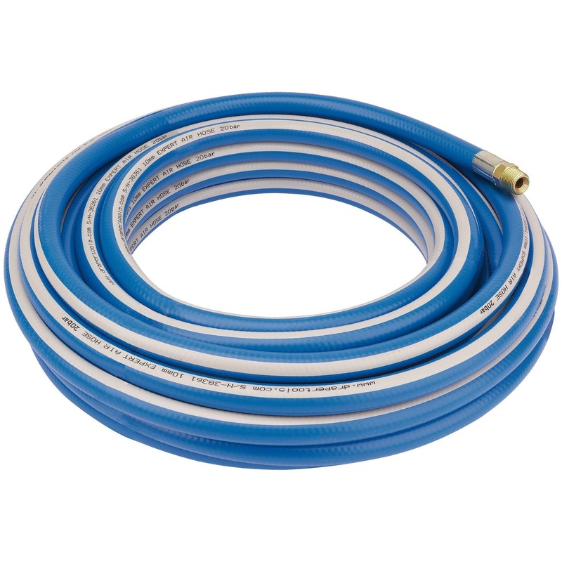 Draper Air Line Hose, 15M, 10mm Bore, 1/4" Bsp - AHN15M10