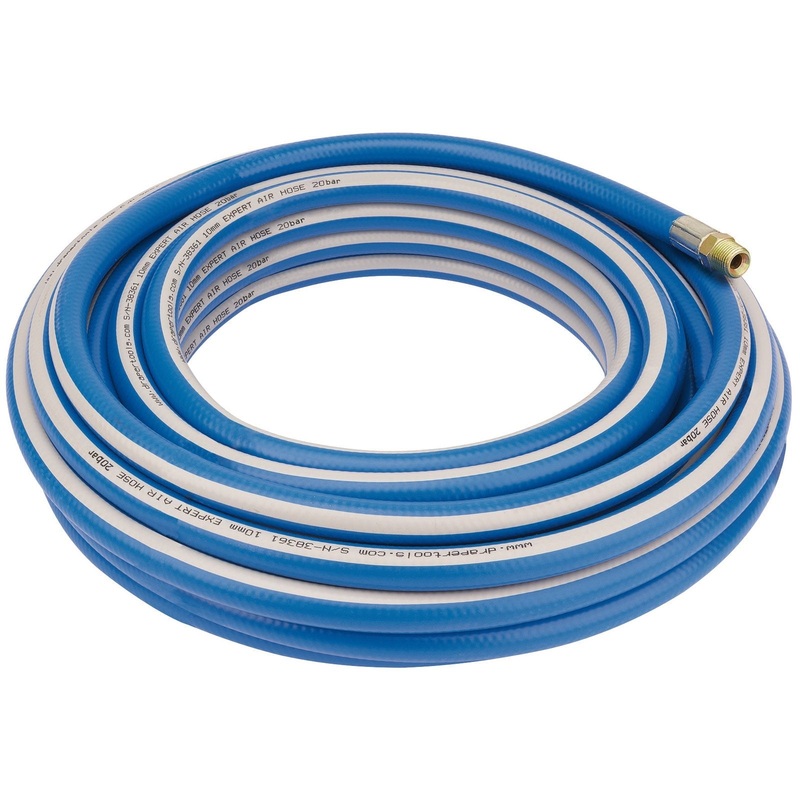 Draper Air Line Hose, 15M, 6mm Bore, 1/4" Bsp - AHN15M6