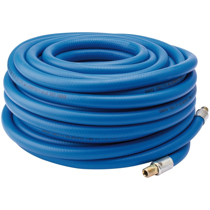 Draper Air Line Hose, 20M, 3/8"/10mm Bore, 1/4" Bsp - AH20M10