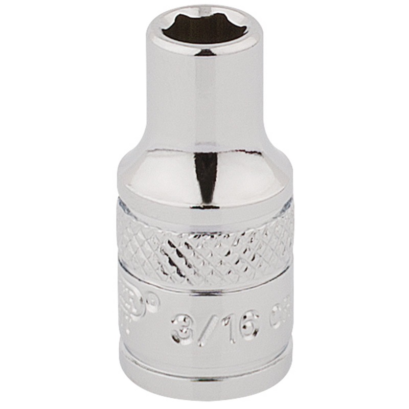 Draper Hi-Torq 6 Point Socket, 1/4" Sq. Dr., 3/16" - B-AF