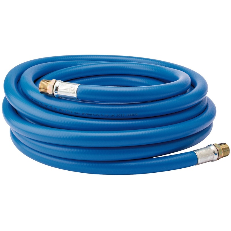 Draper Air Line Hose, 10M, 1/2"/13mm Bore, 1/2" Bsp - AH10M13