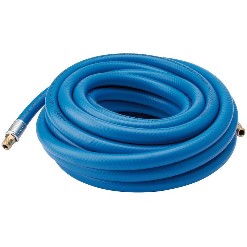 Draper Air Line Hose, 10M, 3/8"/10mm Bore, 1/4" Bsp - AH10M10