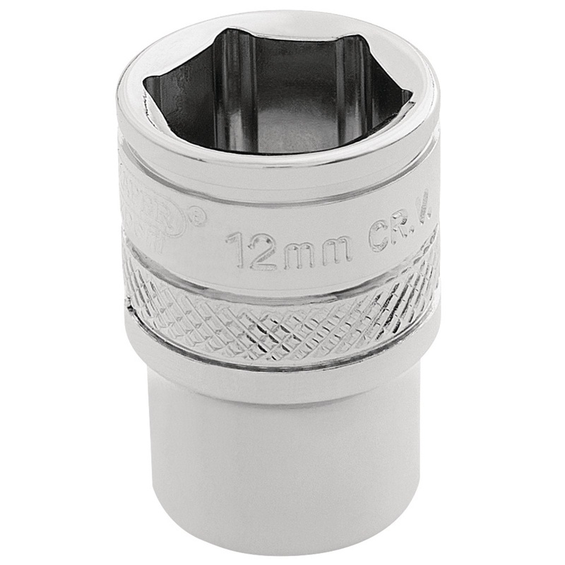 Draper Hi-Torq 6 Point Socket, 1/4" Sq. Dr., 12mm - B-MM/B