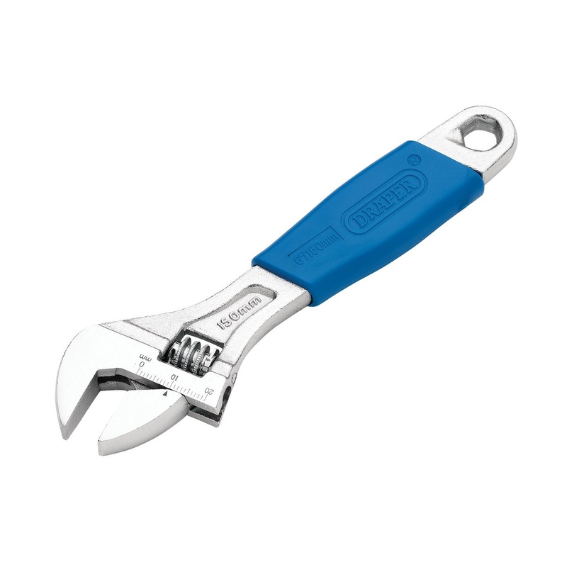 Draper Crescent-Type Adjustable Wrench, 150mm, 19mm - 380CD/SG