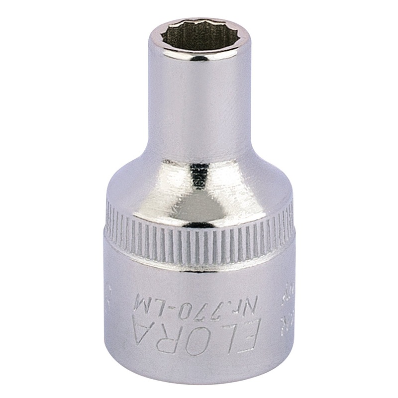 Draper Elora Bi-Hexagon Socket, 1/2" Sq. Dr., 8mm - 770-LM  8