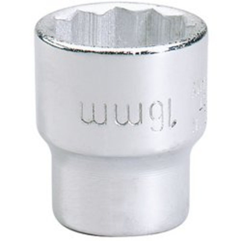 Draper Elora Bi-Hexagon Socket, 3/8" Sq. Dr., 16mm - 870-M 16