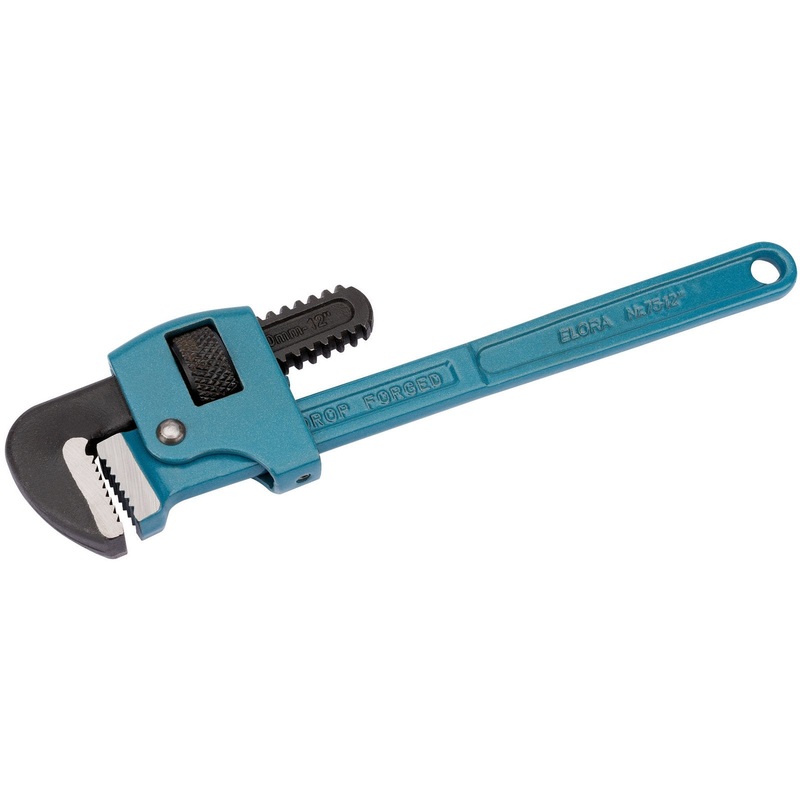 Draper Elora Adjustable Pipe Wrench, 300mm, 30mm - 75-12