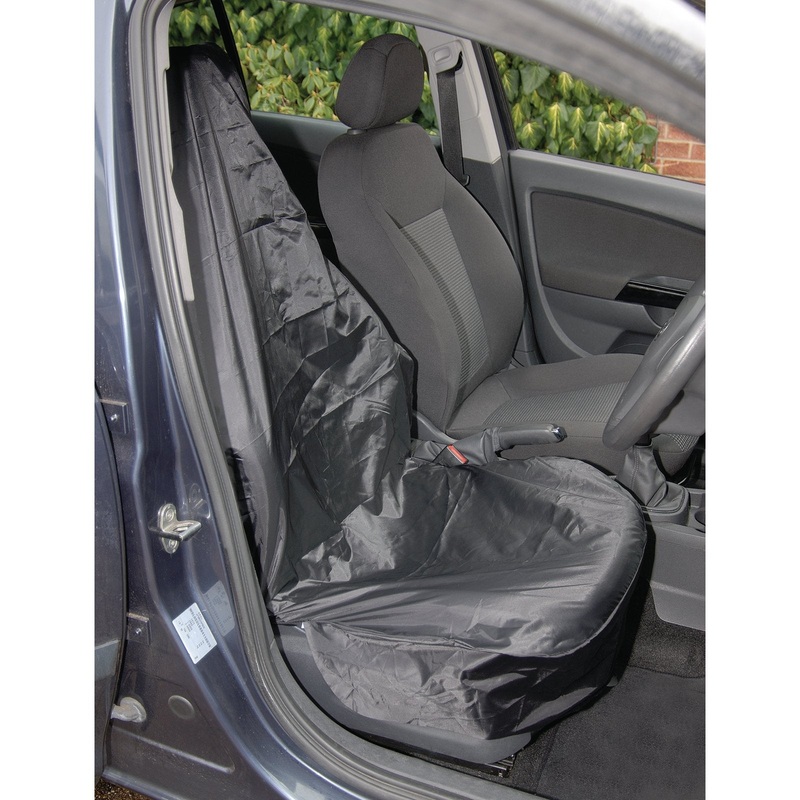 Draper Side Airbag Compatible Polyester Front Seat Cover - SC-02