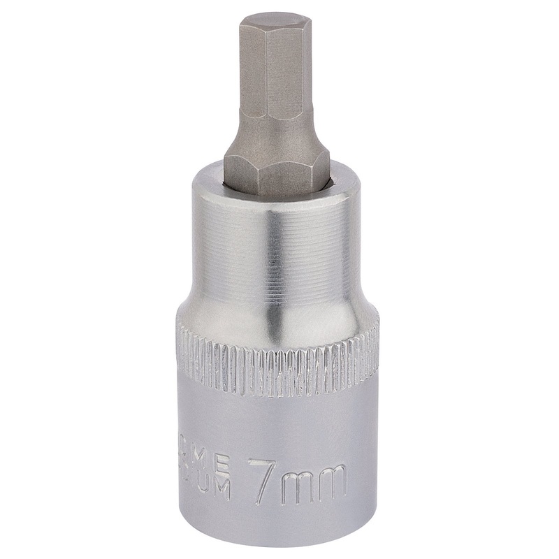 Draper Hexagonal Socket Bits, 1/2" Sq. Dr., 7mm - H-HEX/B