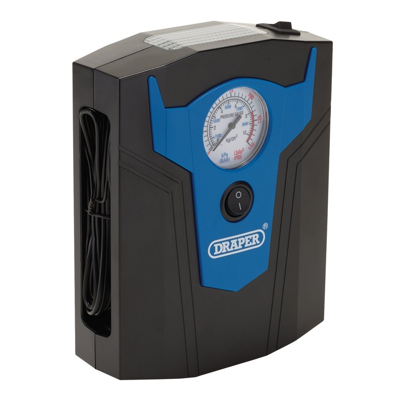 Draper 12V Analogue Tyre Inflator - ATI1