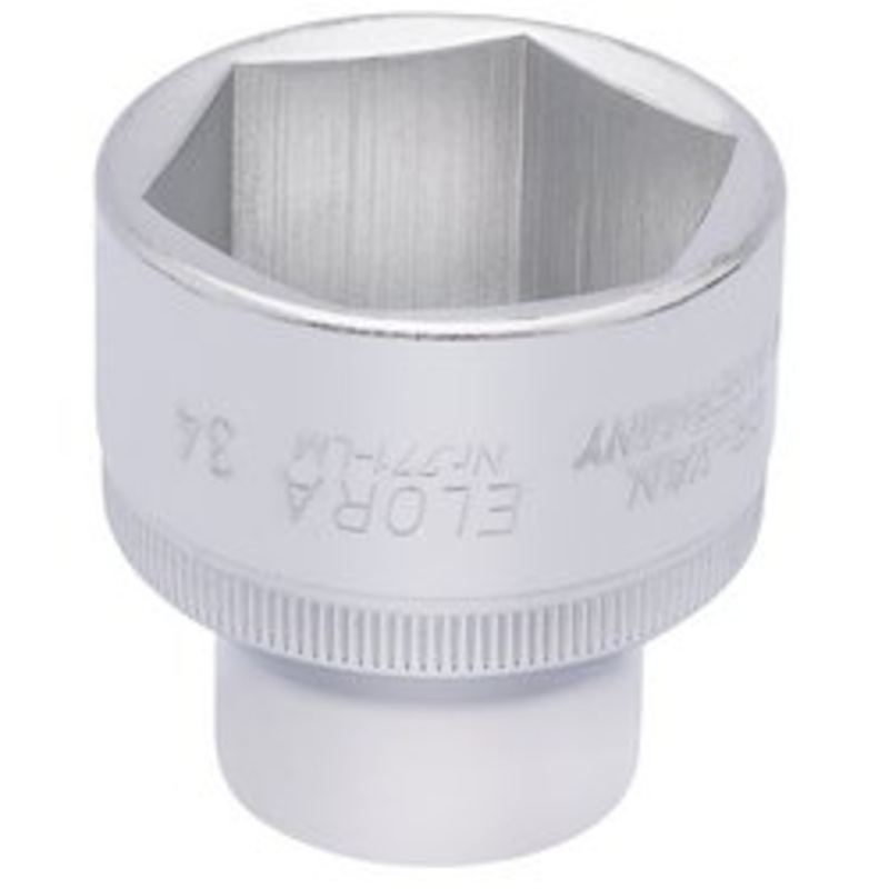 Draper Elora Hexagon Socket, 1/2" Sq. Dr., 34mm - 771-LM 34