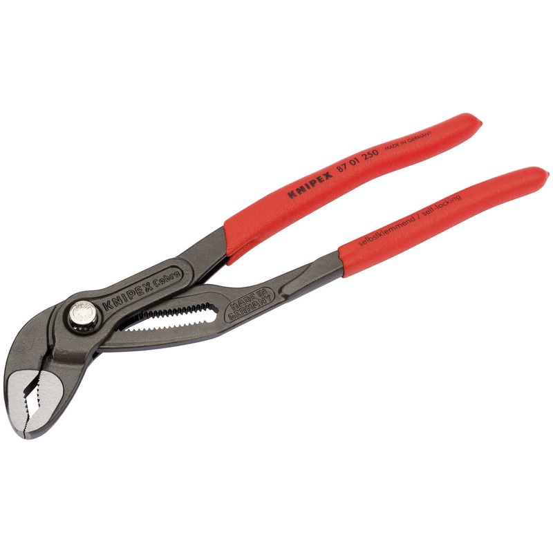 Draper Knipex Cobra 87 01 250 Sbe Waterpump Pliers, 250mm - 87 01 250 SBE