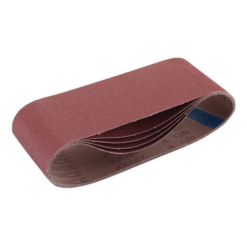 Draper Cloth Sanding Belt, 100 X 610mm, 120 Grit (Pack Of 5) - SB100610