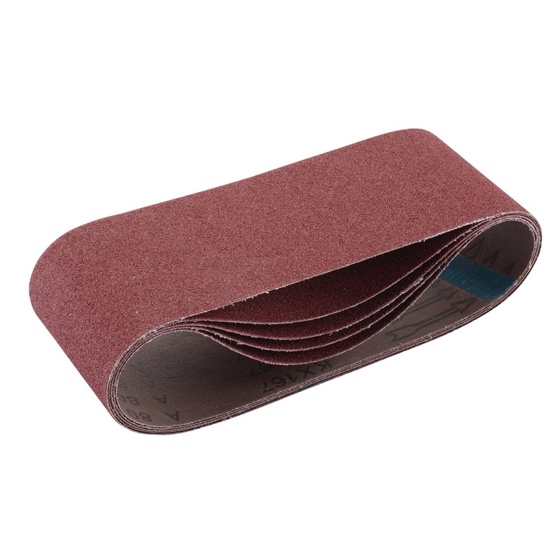 Draper Cloth Sanding Belt, 100 X 610mm, 80 Grit (Pack Of 5) - SB100610