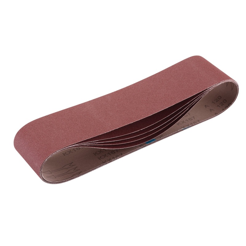 Draper Cloth Sanding Belt, 100 X 915mm, 120 Grit (Pack Of 5) - SB100915