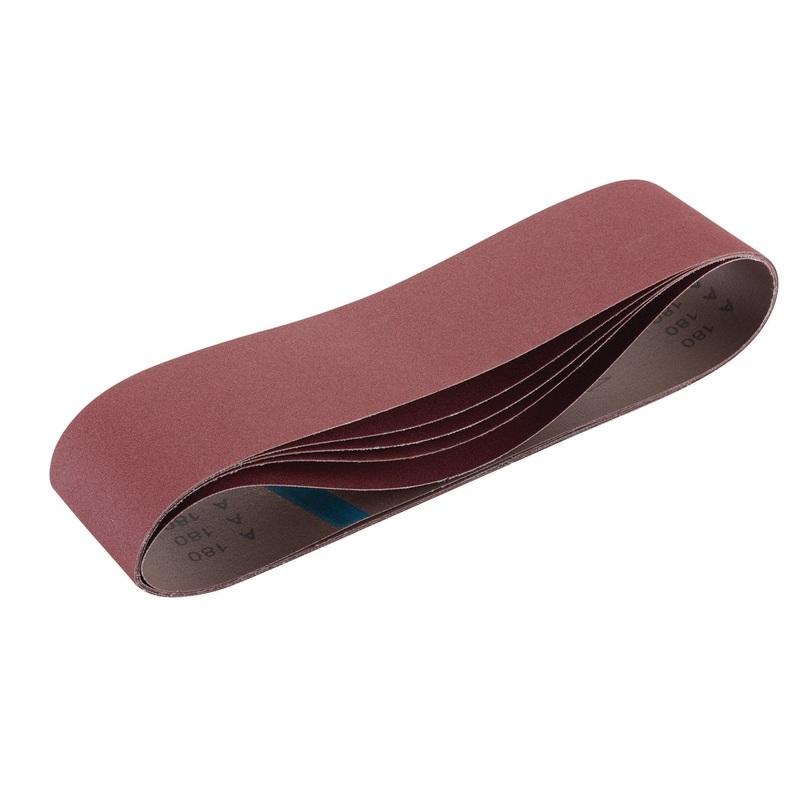 Draper Cloth Sanding Belt, 100 X 915mm, 180 Grit (Pack Of 5) - SB100915