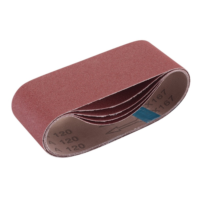 Draper Cloth Sanding Belt, 75 X 457mm, 120 Grit (Pack Of 5) - SB75457