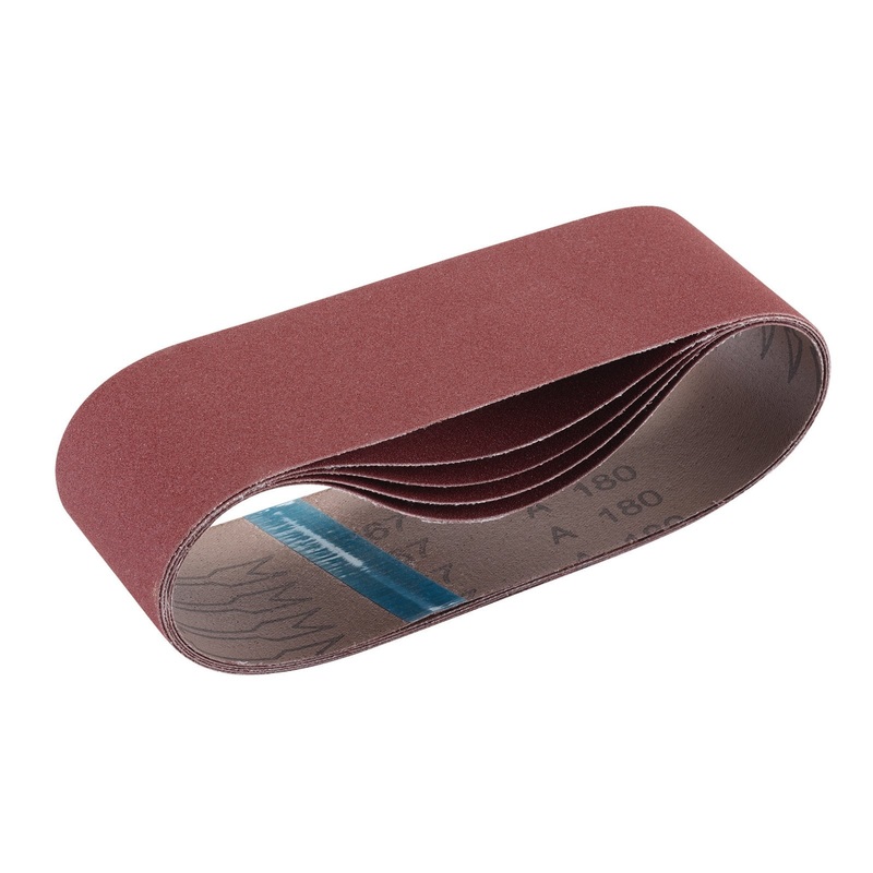 Draper Cloth Sanding Belt, 75 X 533mm, 180 Grit (Pack Of 5) - SB75533