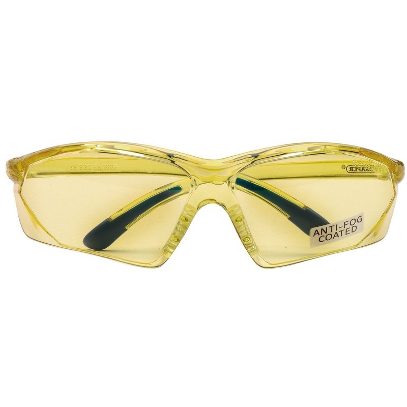 Draper Anti-Mist Glasses, Yellow - SSPY10A