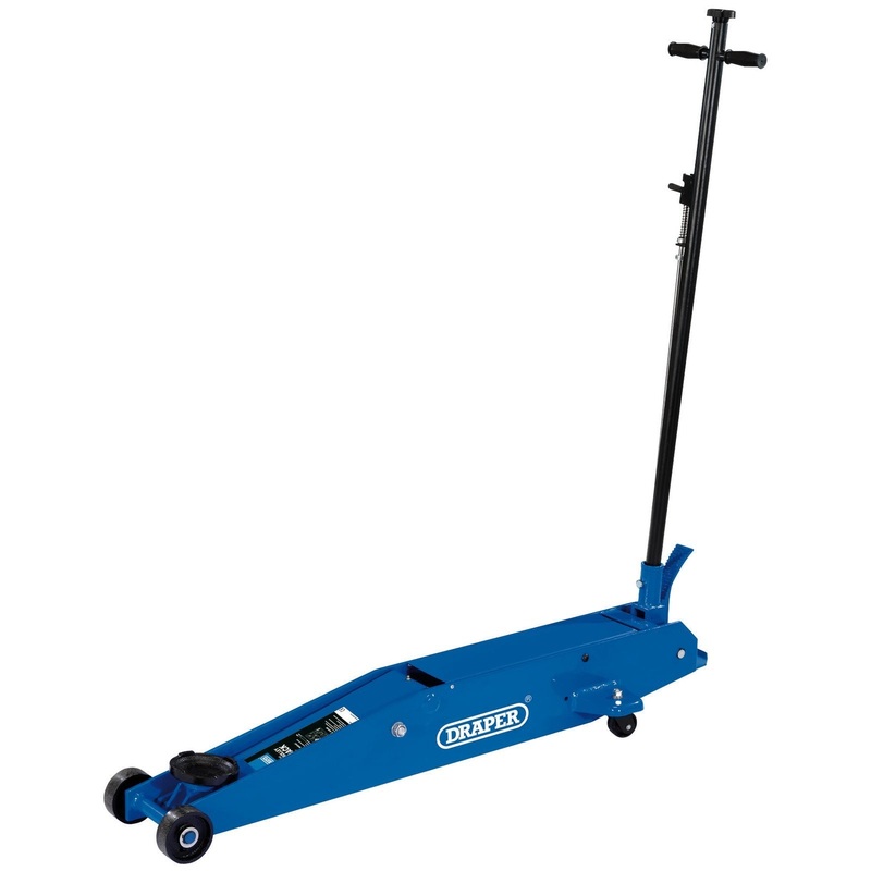 Draper Long Chassis Trolley Jack, 3 Tonne - TJ3LR