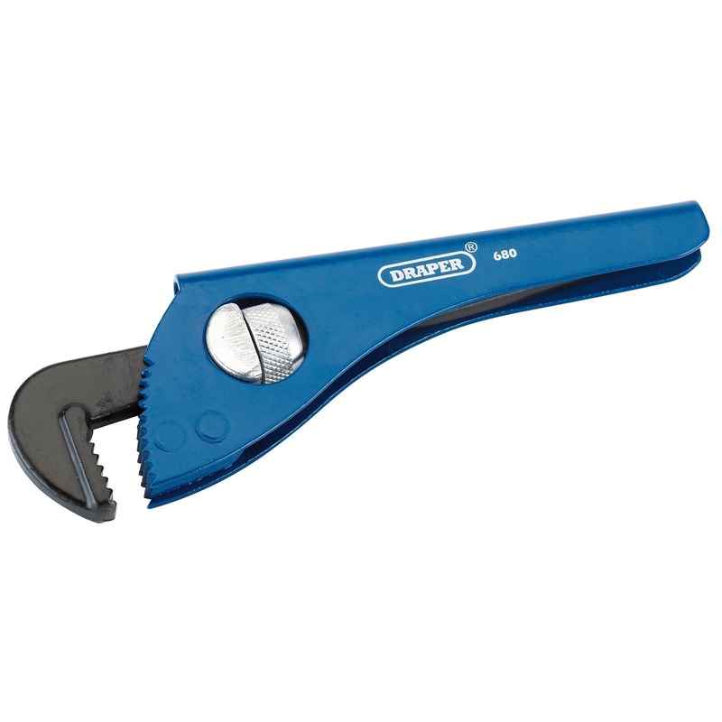 Draper Adjustable Pipe Wrench, 175mm, 40mm - 680