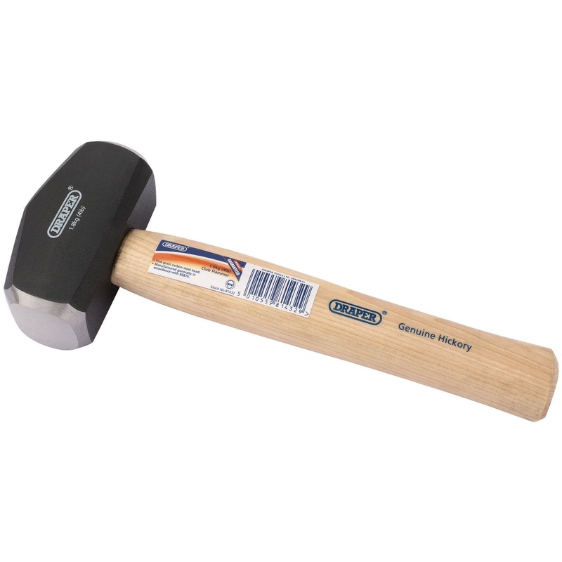 Draper Hickory Shaft Club Hammer, 1.8Kg/4Lb - 190T/B