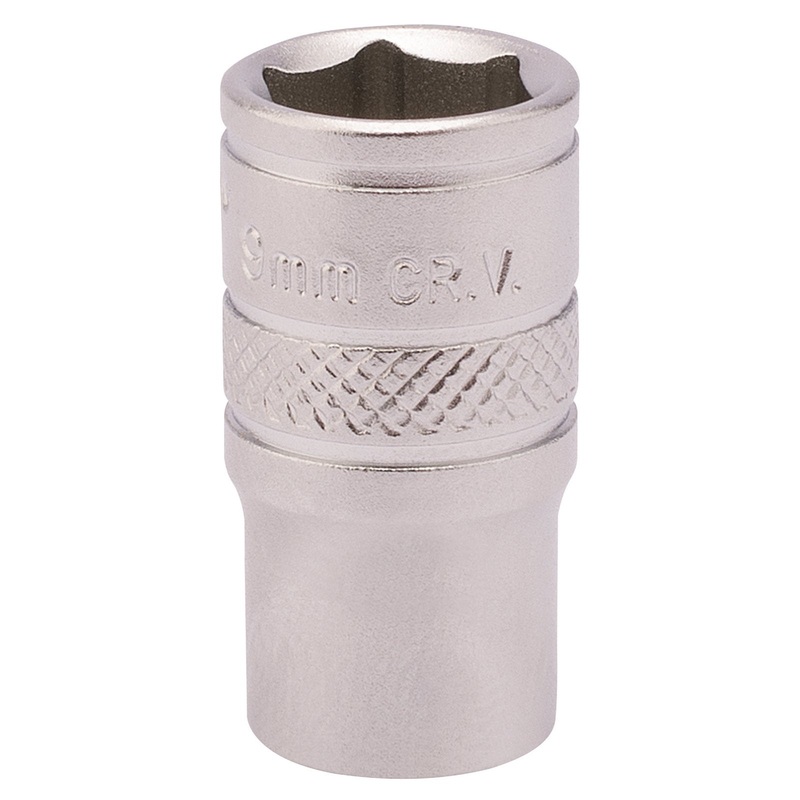 Draper Socket, 1/4" Sq. Dr., 9mm - B-MM/MS
