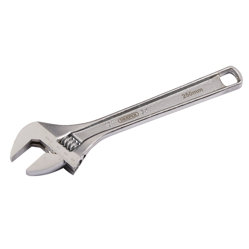 Draper Adjustable Wrench, 250mm, 31mm - 371CP