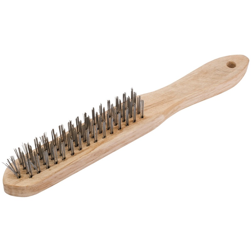Draper Redline 4 Row Wire Scratch Brush - RL-WB4