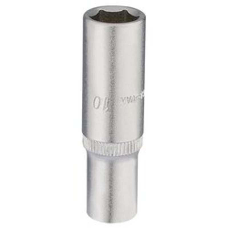 Draper Elora Deep Socket, 1/4" Sq. Dr., 10mm - 1455-T 10