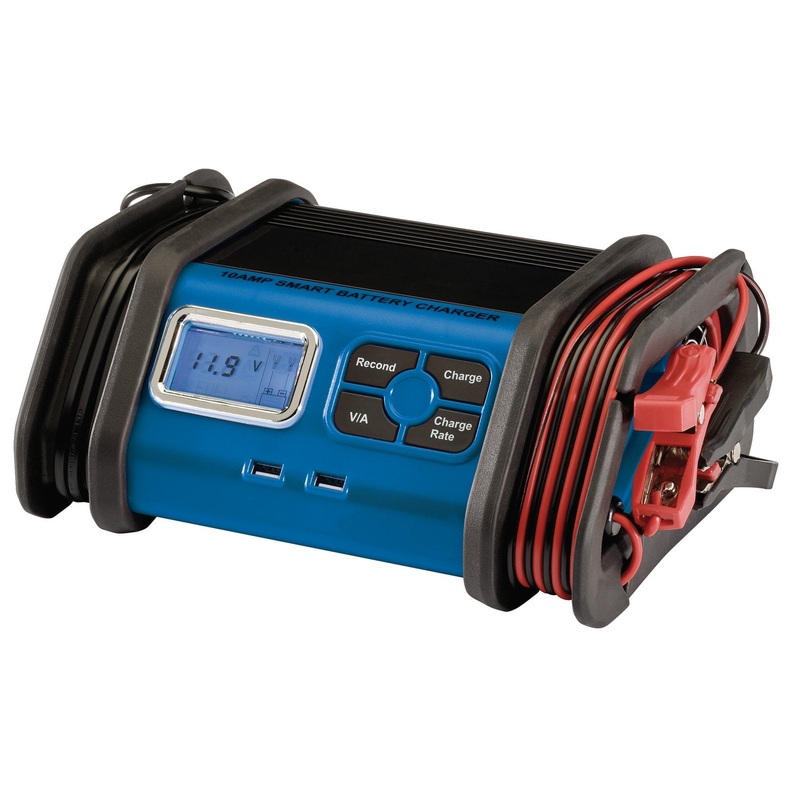 Draper 12V Battery Charger, 10A - BCMC10