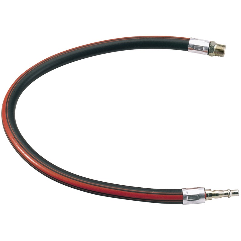 Draper Air Line Whip Hose, 600mm, 3/8" Bsp - 4312