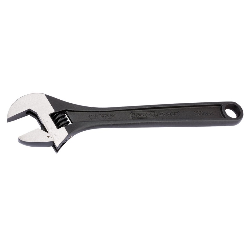 Draper Expert Crescent-Type Adjustable Wrench With Phosphate Finish, 300mm, 38mm - 365