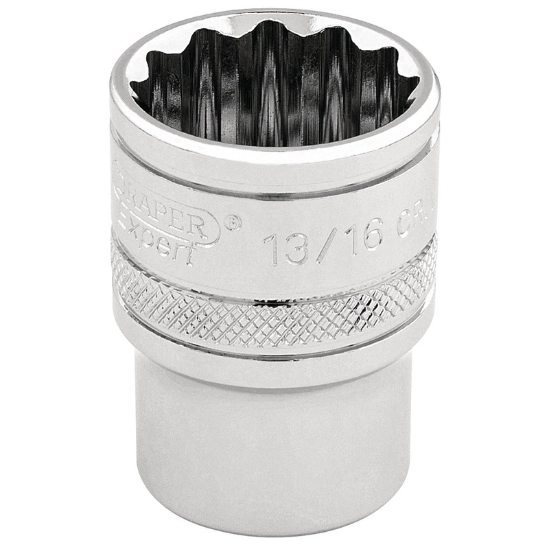 Draper Hi-Torq 12 Point Socket, 3/8" Sq. Dr., 13/16" - D-AF