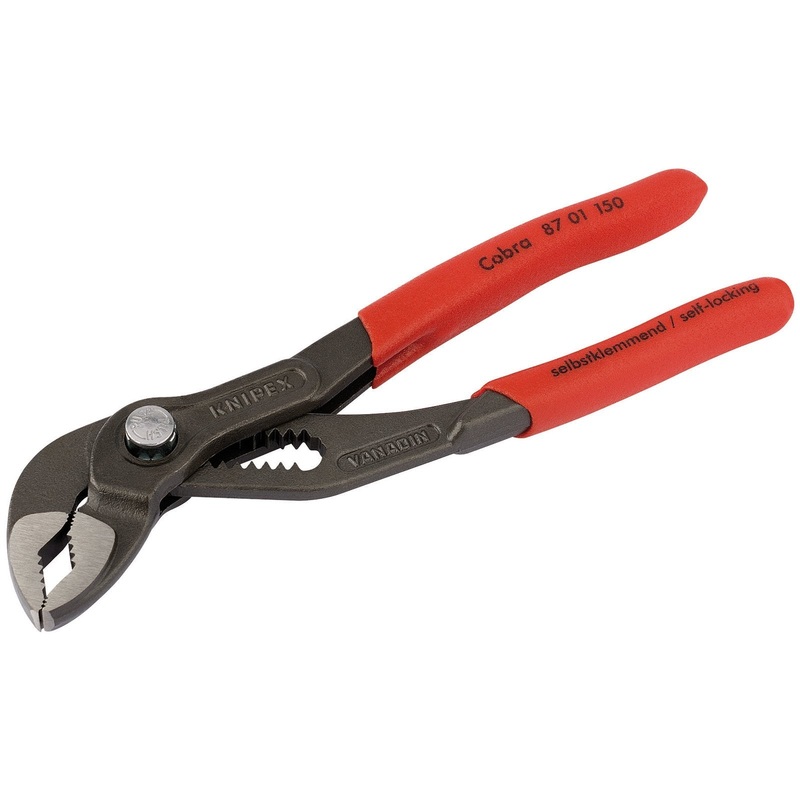 Draper Knipex Cobra 87 01 150 Sb Waterpump Pliers, 150mm - 87 01 150 SB